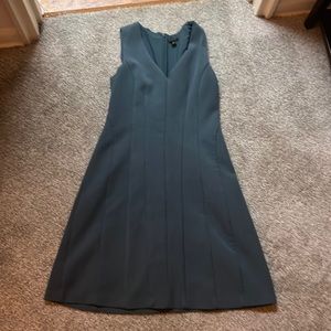 Blue sleeveless dress